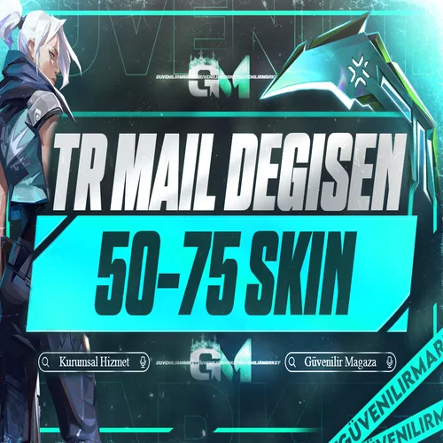 Valorant 50-75 Skin TR Mail Değişen
